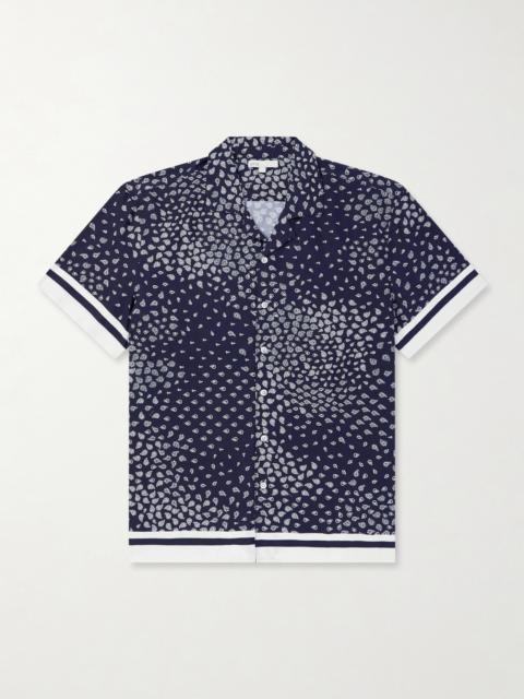 onia Camp-Collar Paisley-Print TENCEL™ Lyocell Shirt