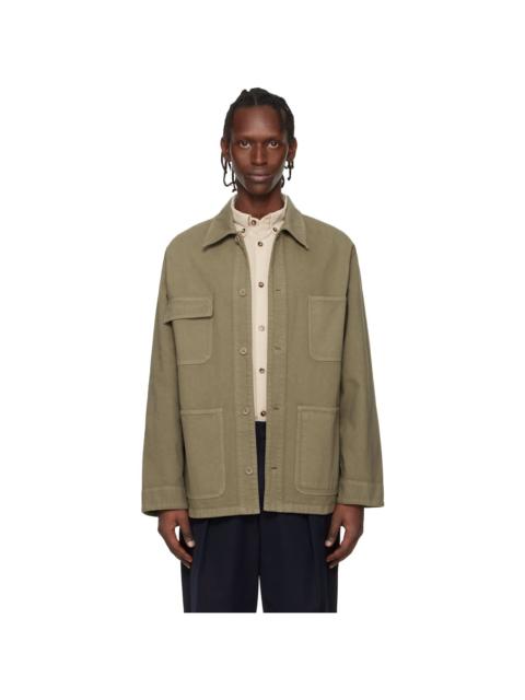 A.P.C. Khaki Loose-Fit Overshirt