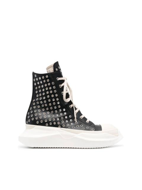 Abstract high-top sneakers