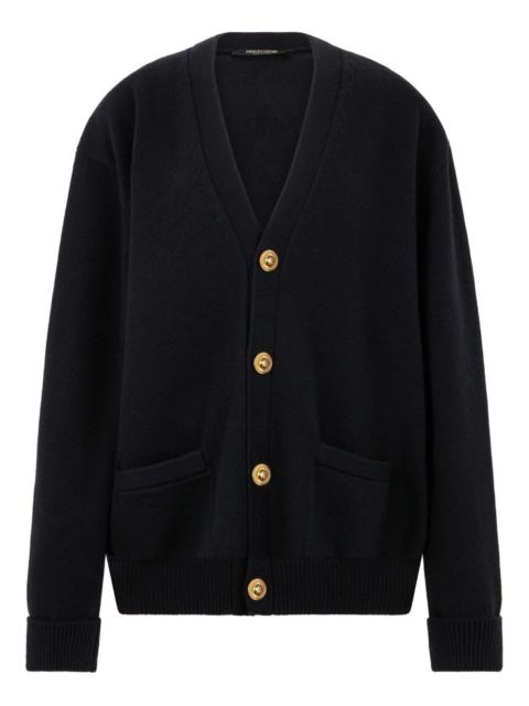 Roberto Cavalli gold button cardigan