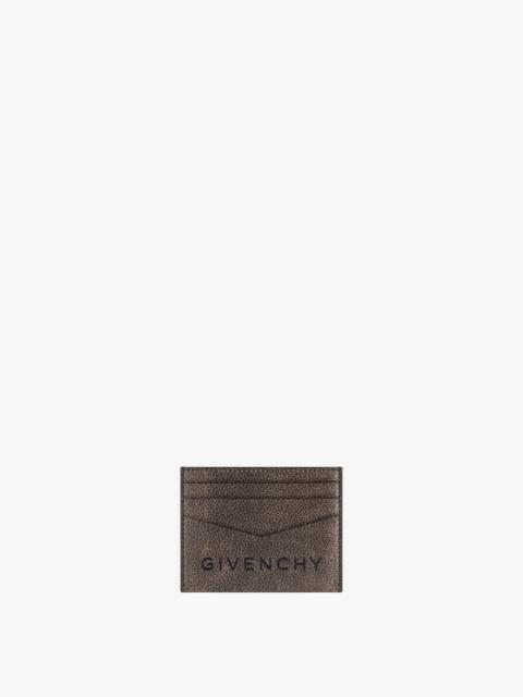Givenchy GIVENCHY CARD HOLDER IN CRACKLED LEATHER