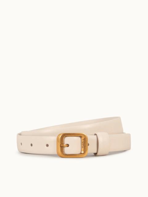 Tod's BELT IN LEATHER - WHITE