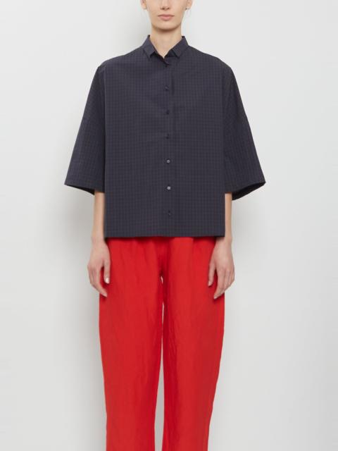 apuntob Three-Quarter Sleeves Cotton Shirt