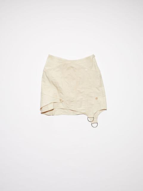 Acne Studios Fitted skirt - White