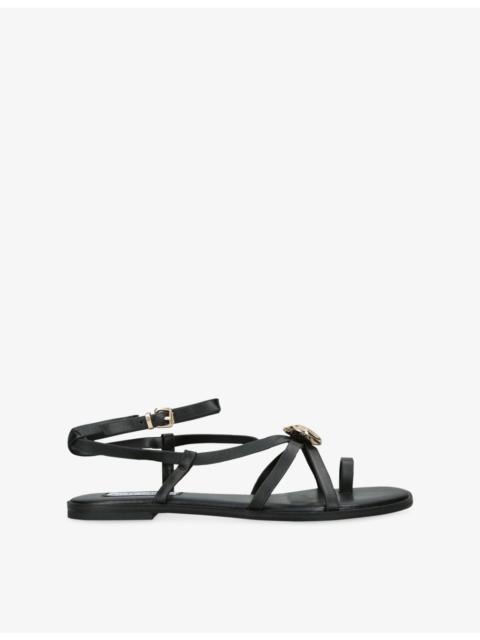 STEVE MADDEN Napa Faux-Leather Sandals