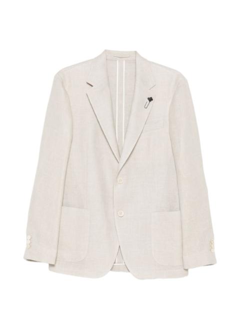 LARDINI patch-pocket blazer