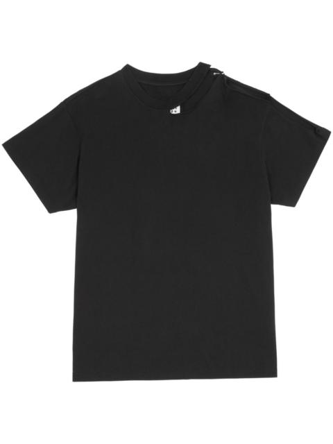 MM6 Maison Margiela cut out-detail cotton T-shirt