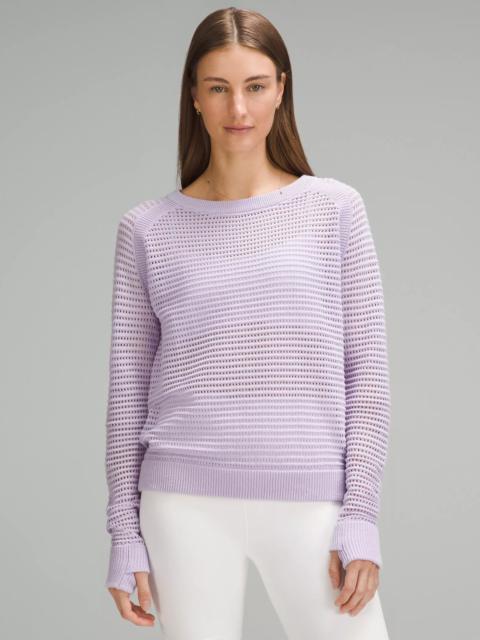 lululemon Pointelle-Knit Cotton Sweater