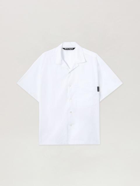 Palm Angels Back Curved Logo Bowling Shirt