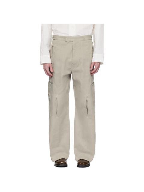 Omar Afridi Gray Carol Cargo Pants