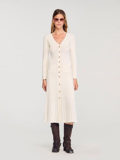 FANCY KNIT MIDI DRESS