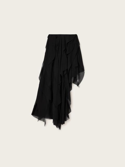 ALLSAINTS MELODY FRILL MAXI SKIRT