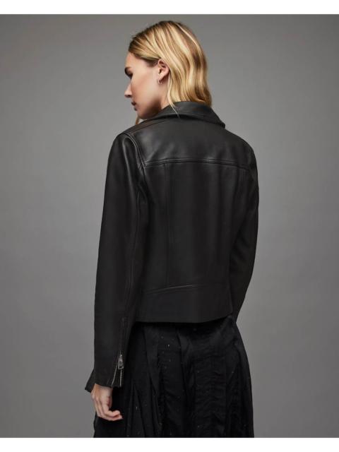 ALLSAINTS DALBY LEATHER BIKER JACKET