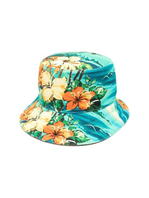 graphic-print bucket hat