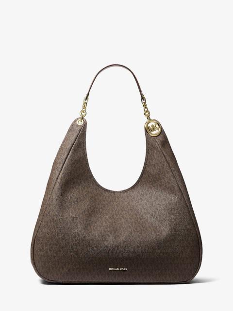 MICHAEL KORS Ellie Large Signature Logo Shoulder Bag