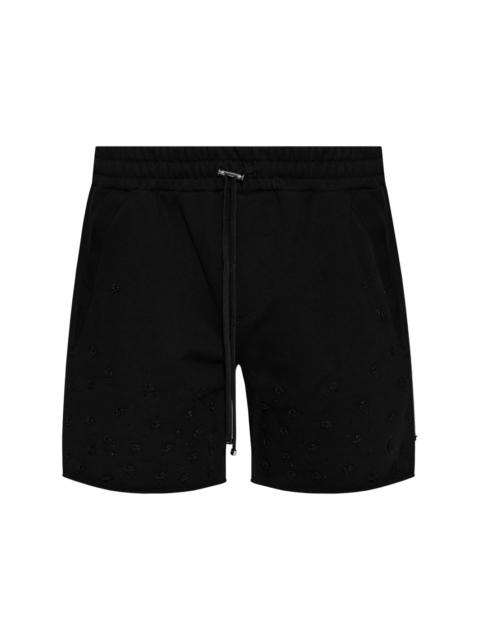 AMIRI appliquÃ©-detail cotton shorts