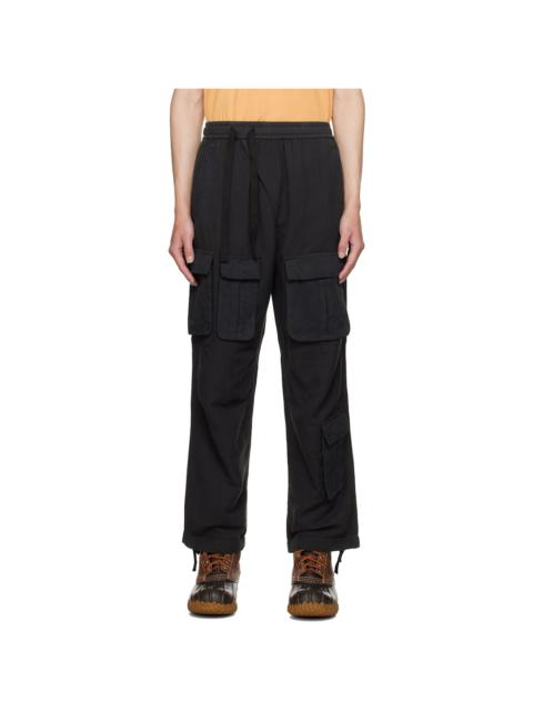 MAHARISHI Black Asym Cargo Pants
