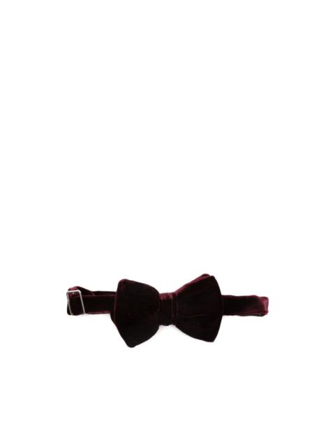 EMPORIO ARMANI velvet bow tie