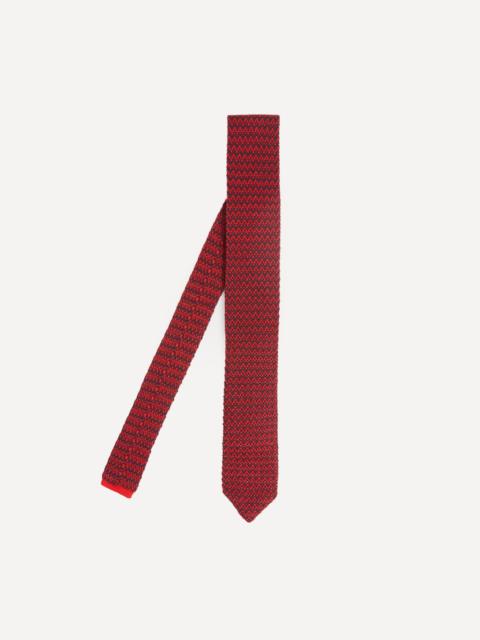 Missoni Tonal Mini Zig Zag Knit Tie