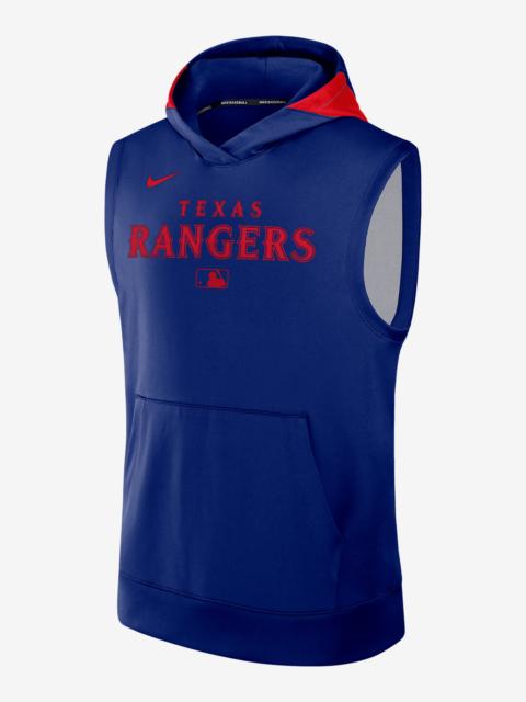 Nike Texas Rangers Authentic Collection Men’s Nike Dri-FIT MLB Sleeveless Pullover Hoodie