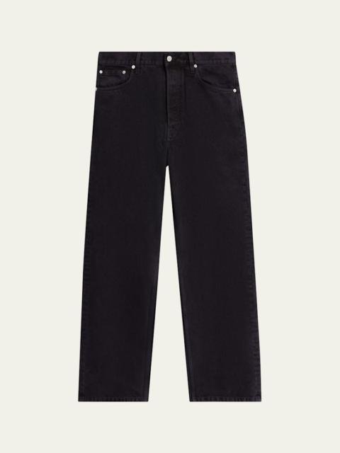 Dries Van Noten Men's Pine Straight Fit Washed Denim Jeans