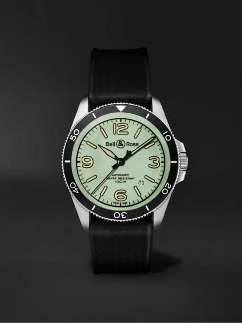 BR V2-92 Full Lum Limited Edition Automatic 41mm Stainless Steel and Rubber Watch, Ref. No. BRV292-L