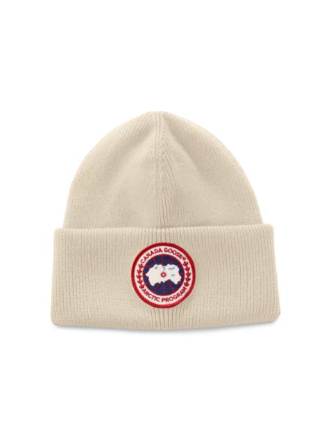 Canada Goose Men's Arctic Disc Wool Beanie - Cotton Grass