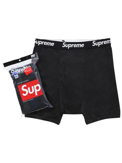 Supreme Supreme Hanes Boxer Briefs (4 Pack) 'Black'