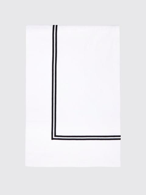 EMILIA WICKSTEAD Luisa Top Sheet in White & Black Cotton