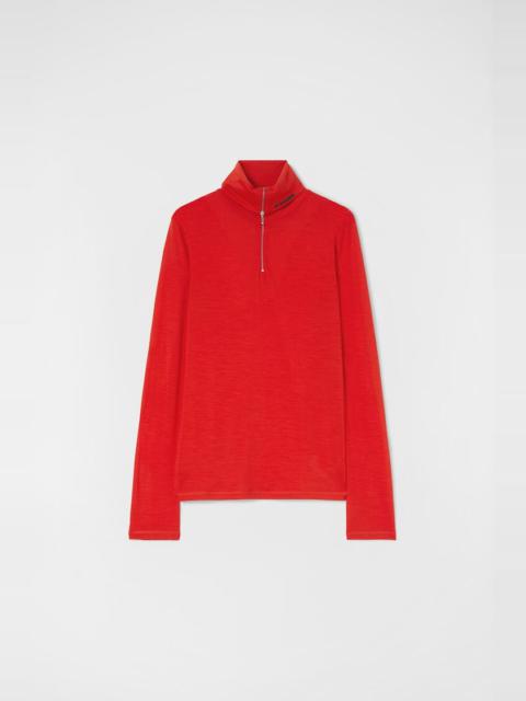 Jil Sander Zip-Up T-Shirt
