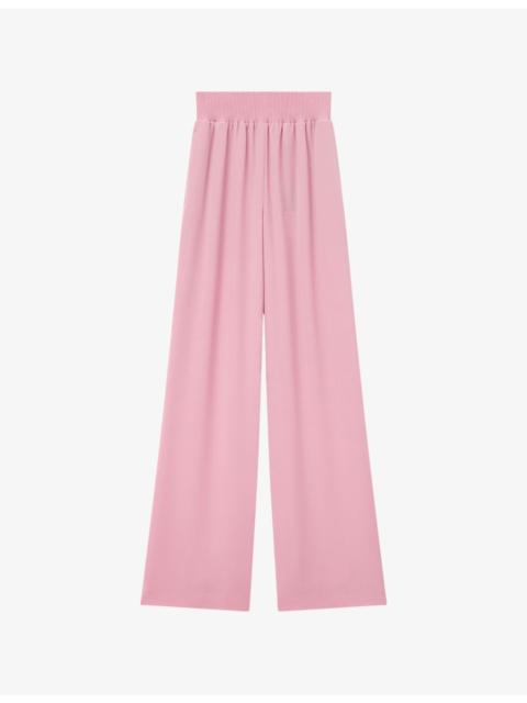 JOSEPH Nour Wide-Leg Woven Trousers