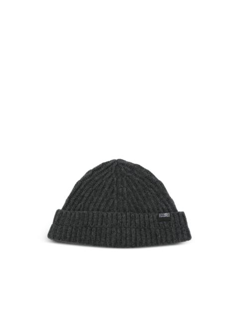 MM6 Maison Margiela ribbed-knit beanie hat