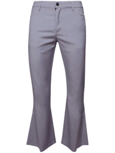 Marni mid-rise flared trousers