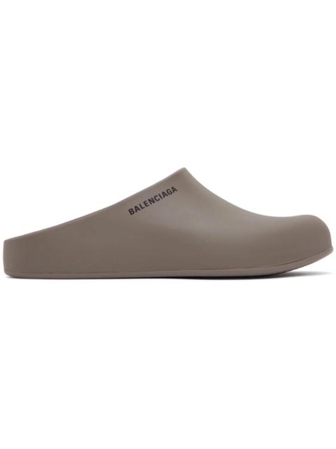 BALENCIAGA Balenciaga Pool Closed Slide Grey