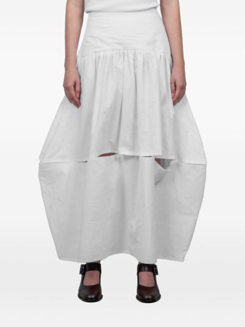 Séfr tiered cut-out skirt