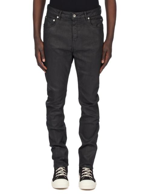 Rick Owens DRKSHDW Black Hollywood Detroit Cut Jeans