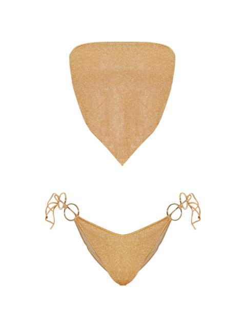 Oséree ring-detail bikini