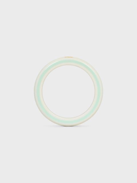 CELINE Celine Sorbet Bangle in Resin and Brass with Gold Finish