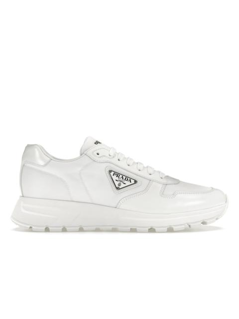 Prada PRAX 01 Sneakers Re-Nylon Brushed Leather White White