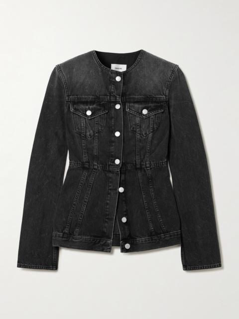 HAIKURE Temple Paneled Denim Jacket