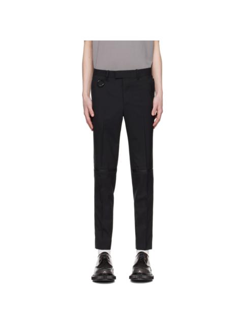 Black O-Ring Trousers