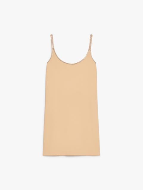 Sportmax ABETONE1234 Short stretch viscose dress