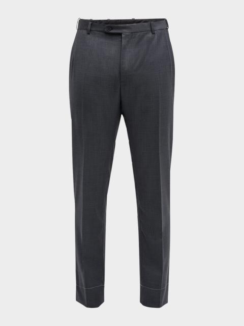 Brioni Men's Textured Wool Dress Pants