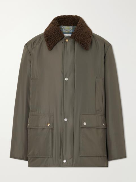 Maison Margiela Hunting Plush-Trimmed Shell Jacket