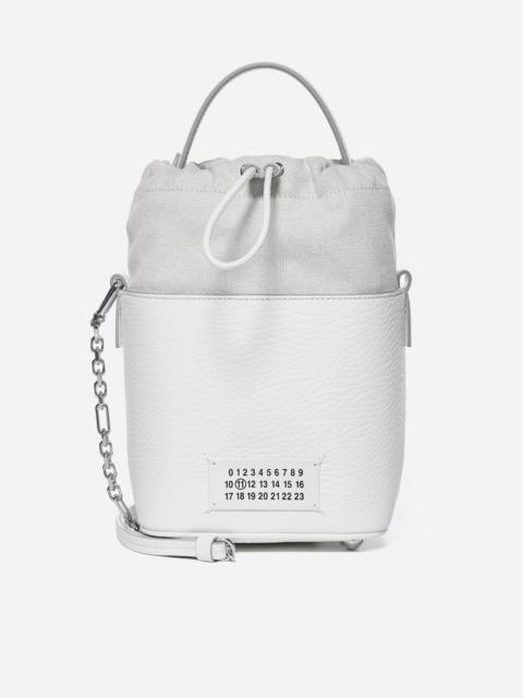 5AC leather mini bucket bag