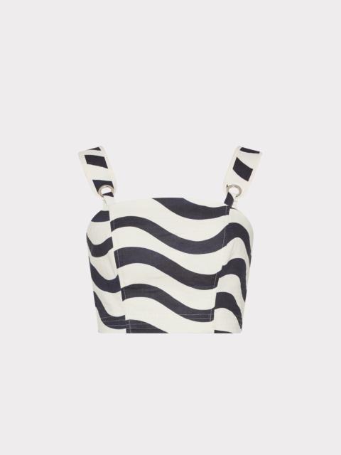 MILLY Lenox Printed Top
