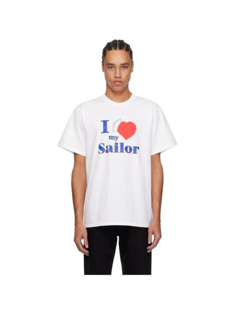 Noah White 'I Love My Sailor' T-shirt