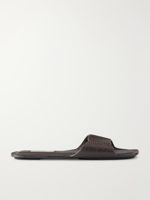 TOTEME Textured-leather Slides