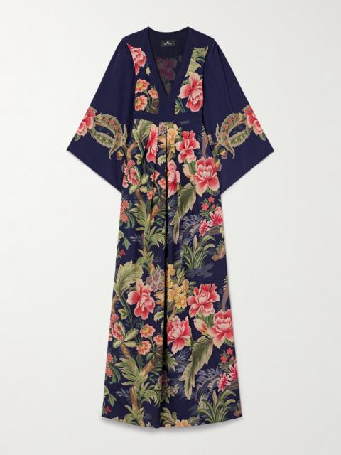 Etro Printed Silk-crepe Maxi Dress