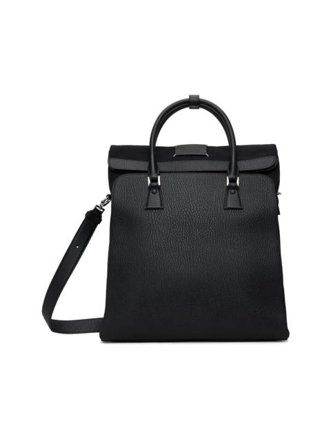 Maison Margiela Black 5AC Daily Vertical Tote